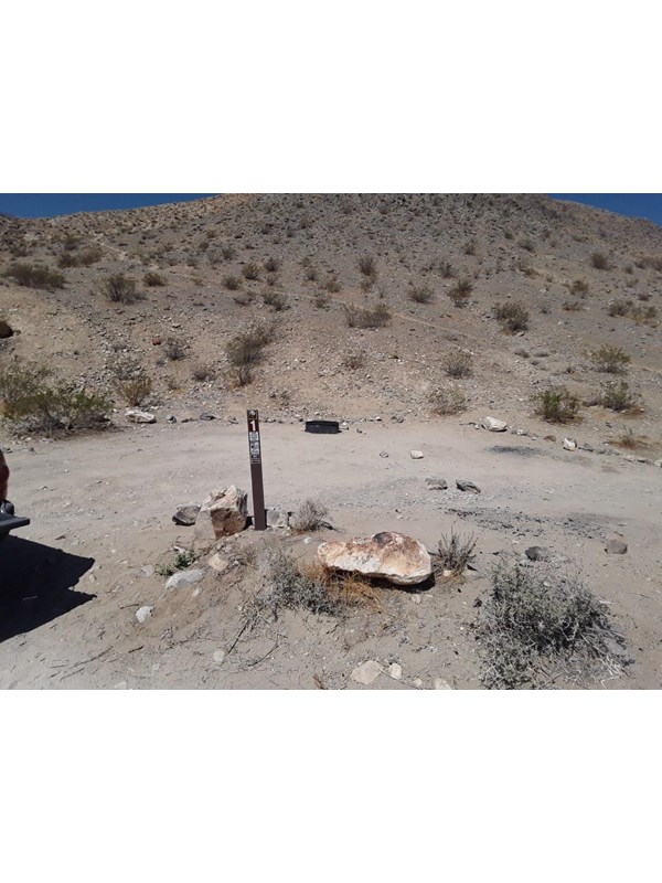 Homestake Site 1 unpaved road with tent spot