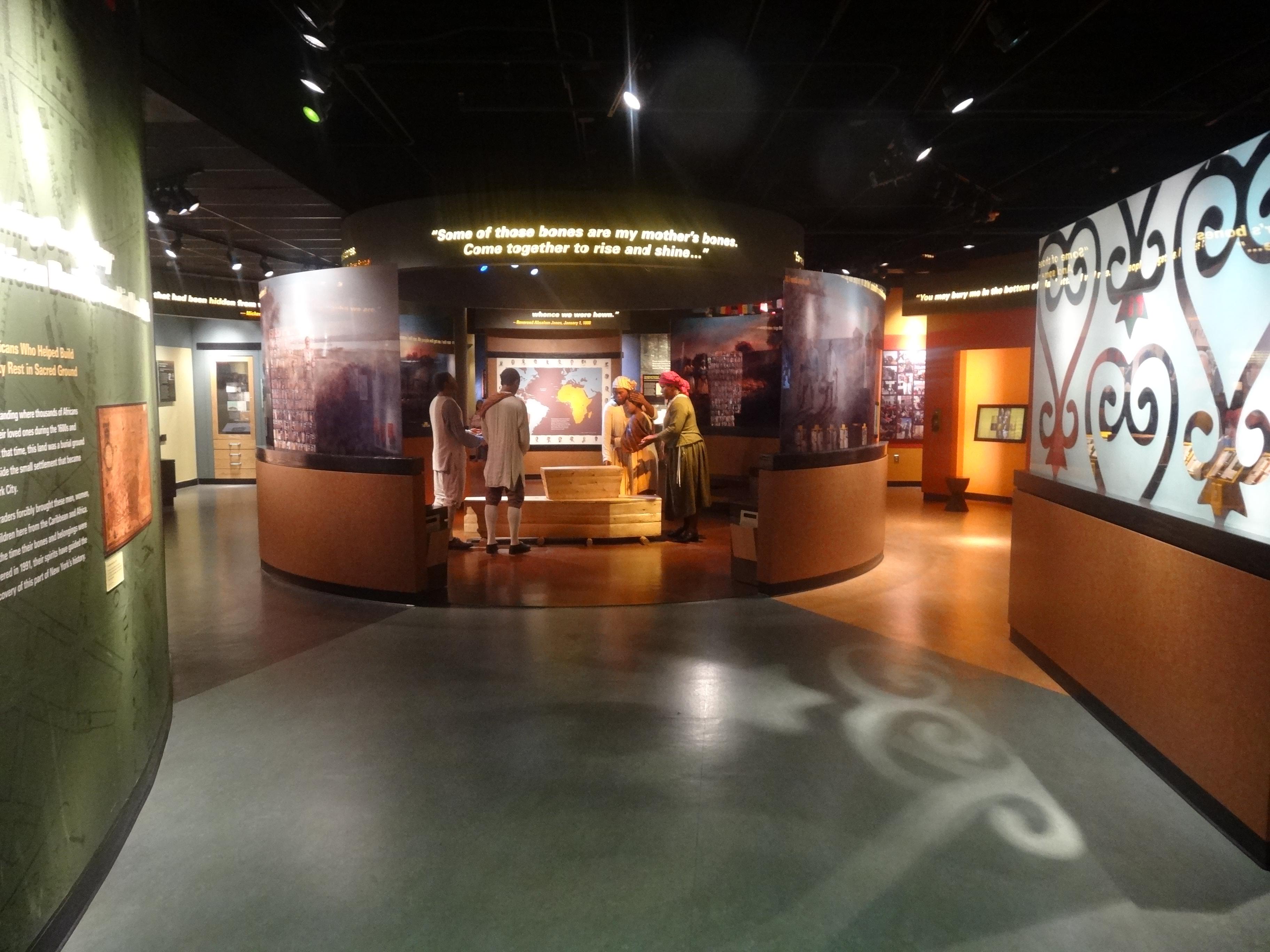 Exhibits within visitor center.