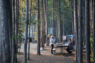 Campsite in the Canyon Campground