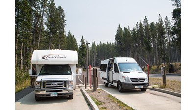 RV dump station at the Canyon Campground