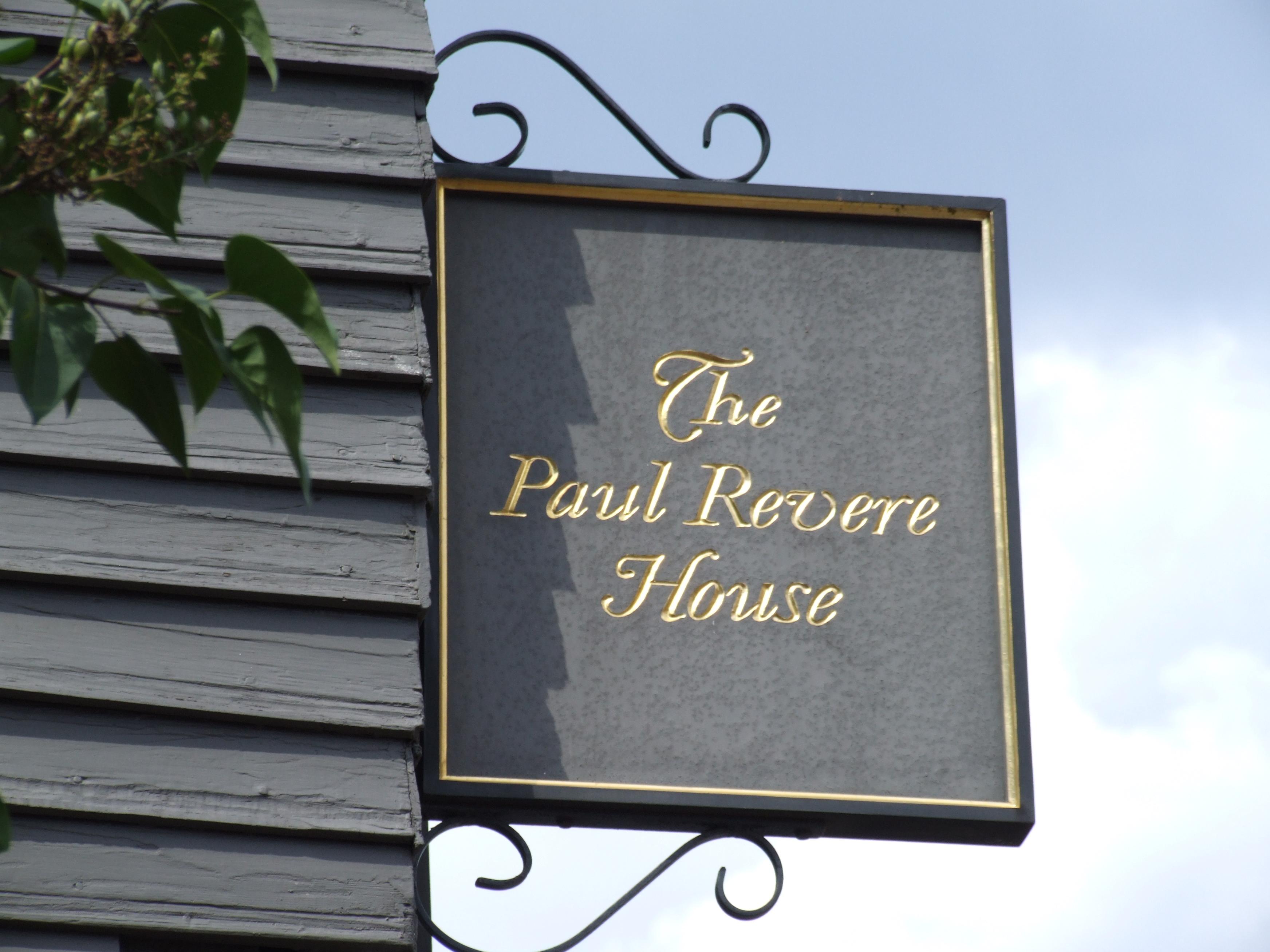 Paul Revere House Sign