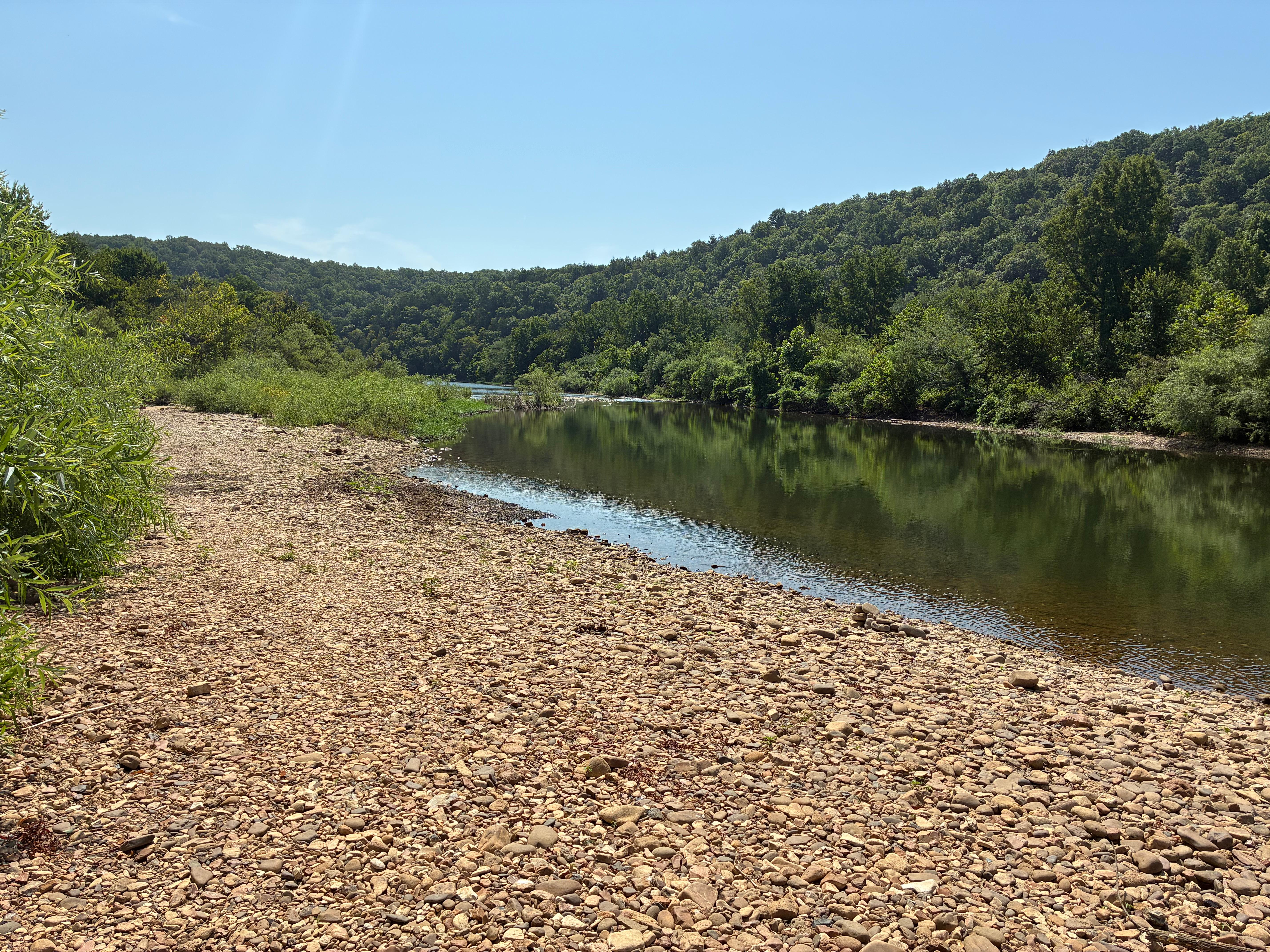 River access at Woolum.