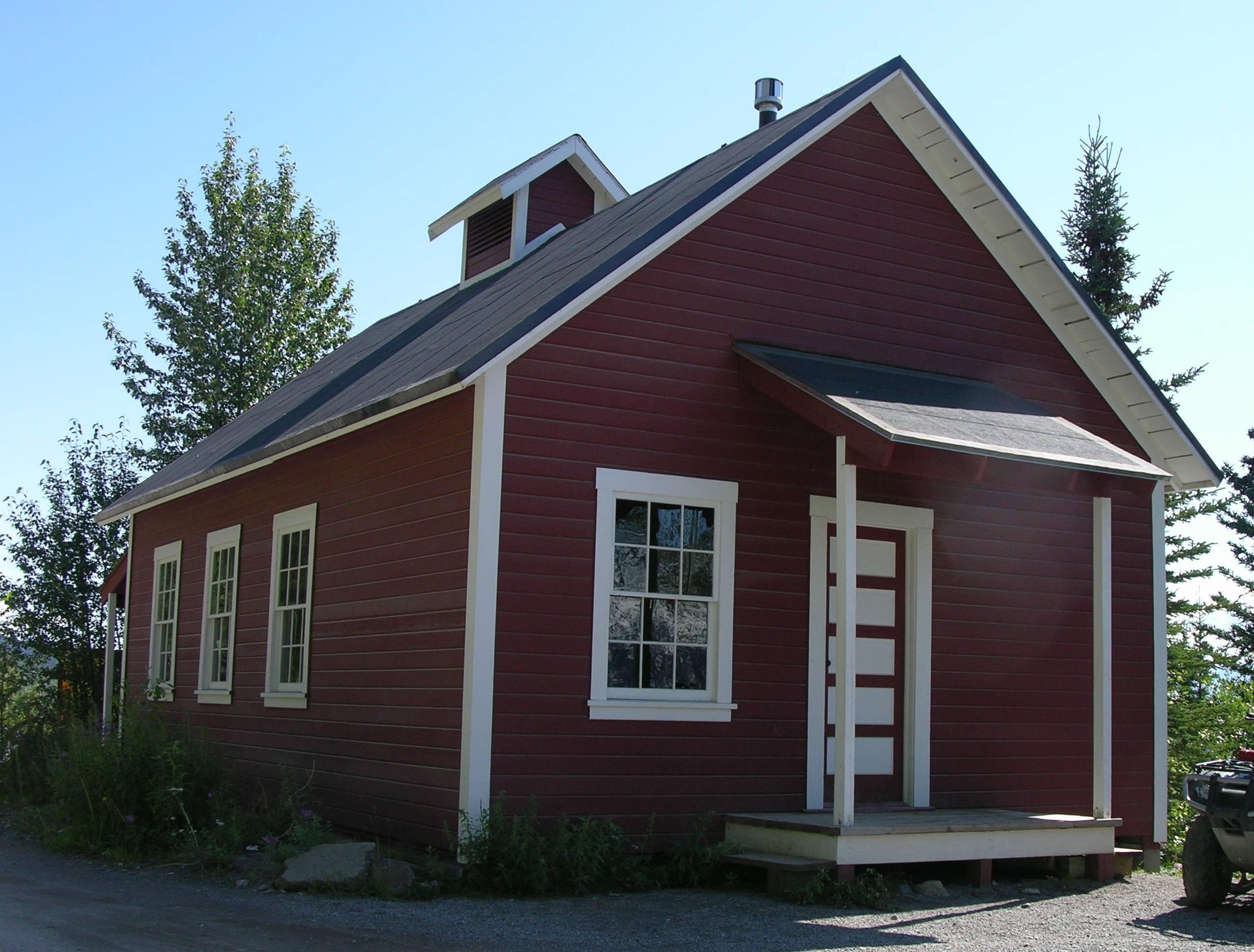Kennecott Visitor Center in the historic Blackburn School