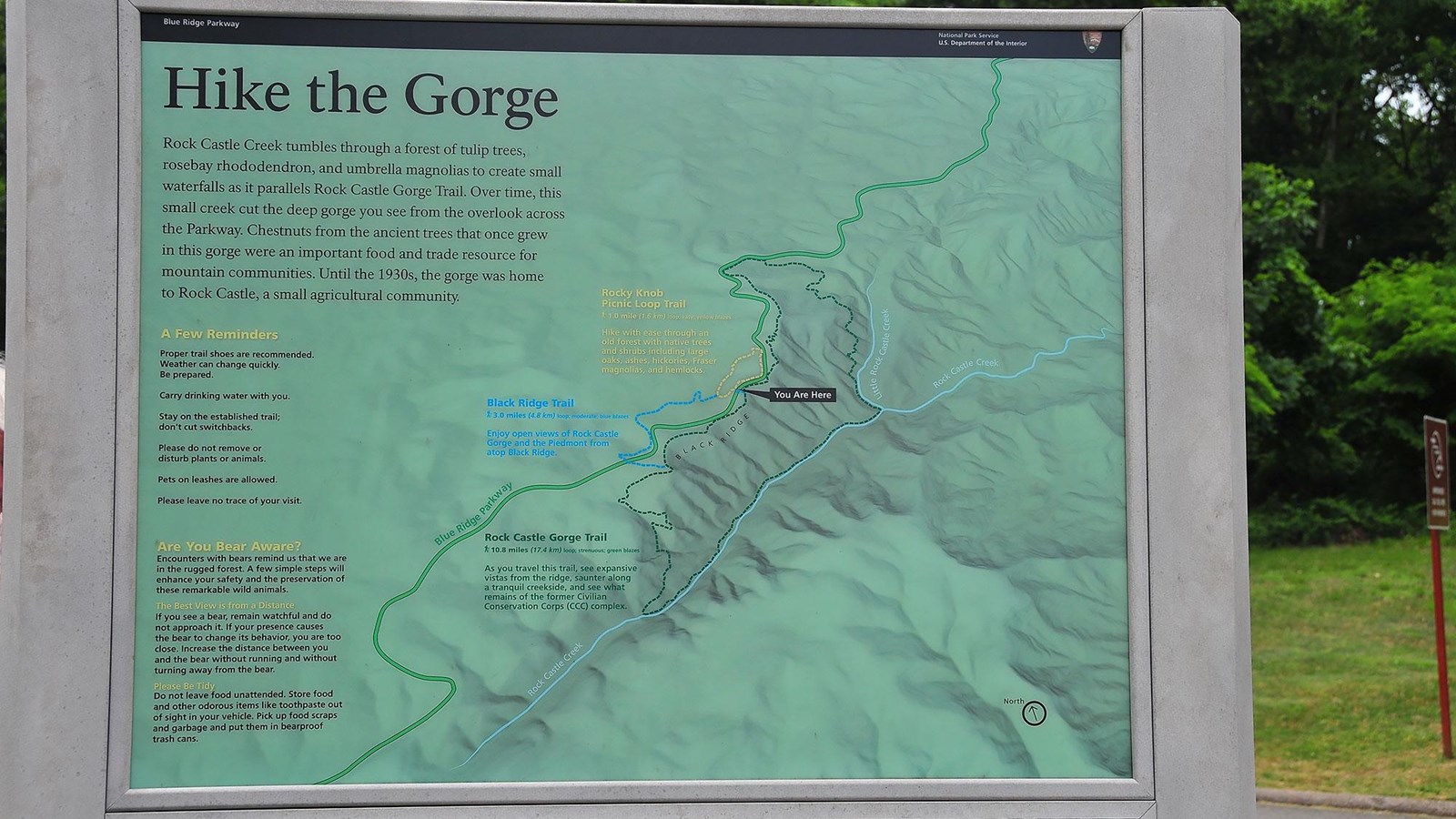 Lottering River Crossing Otter Trail Otter Creek Campground, Blue