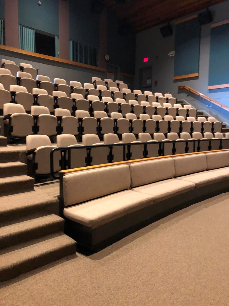 Visitor Center theater shows the park film "Black Friday" at :15 past the hour. Theater seats
