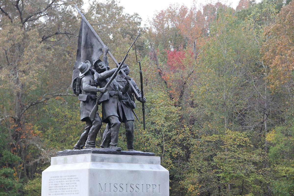 The Mississippi Monument at Shiloh