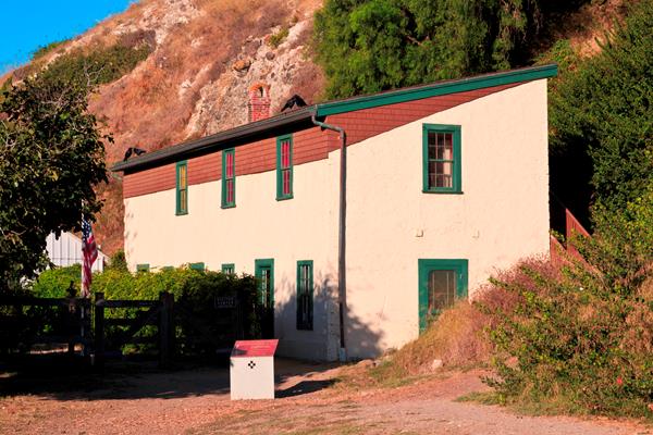 Visitor Contact Station Scorpion Ranch on Santa Cruz Island