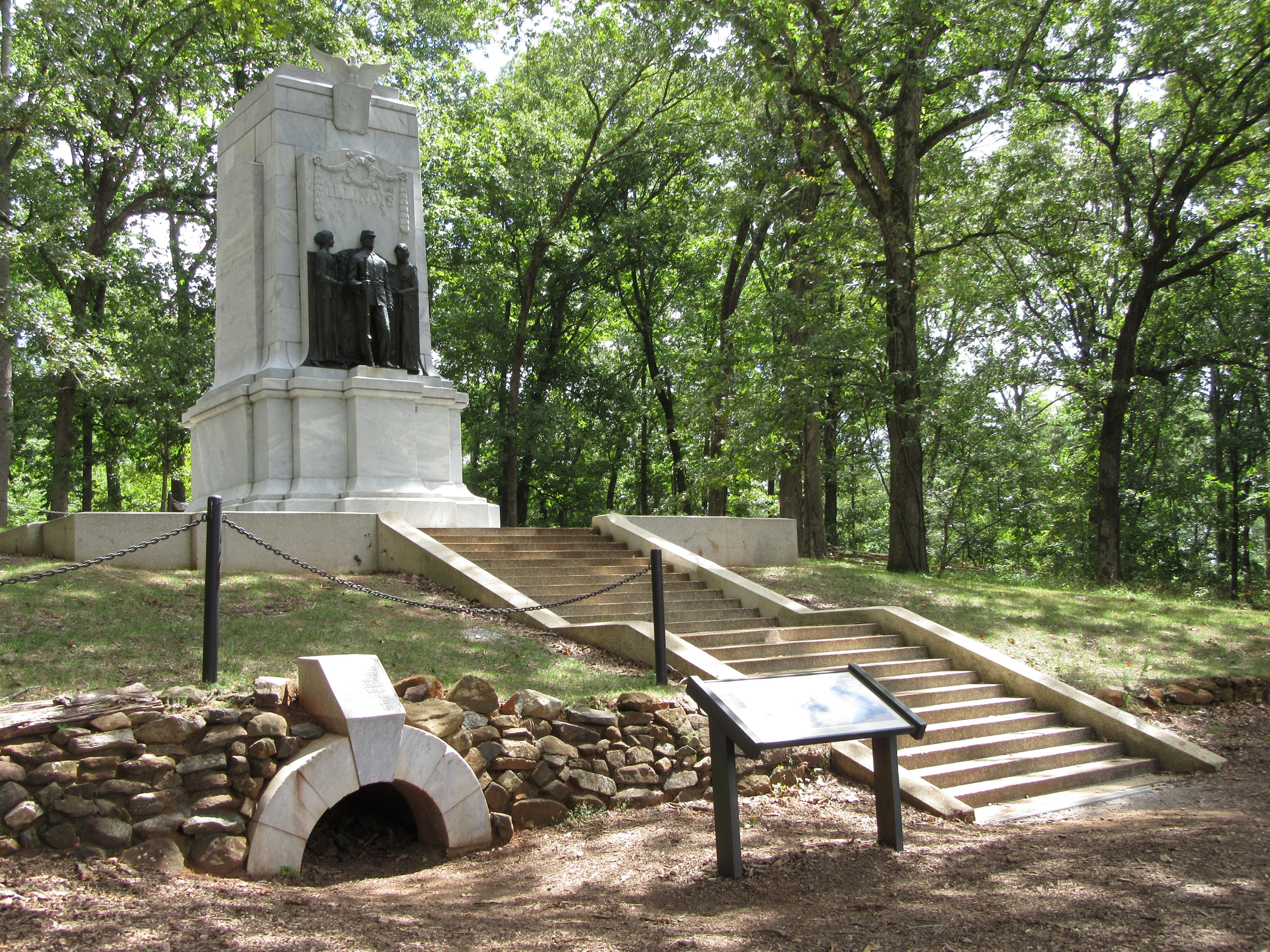 Illinois Monument at Kennesaw Mountain.