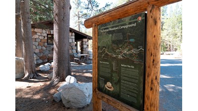 Bulletin Board in Tuolumne Meadows Campground