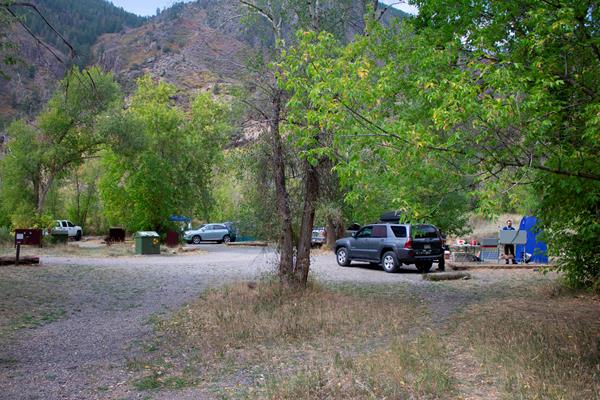East Portal Campground - Sites with vehicle access