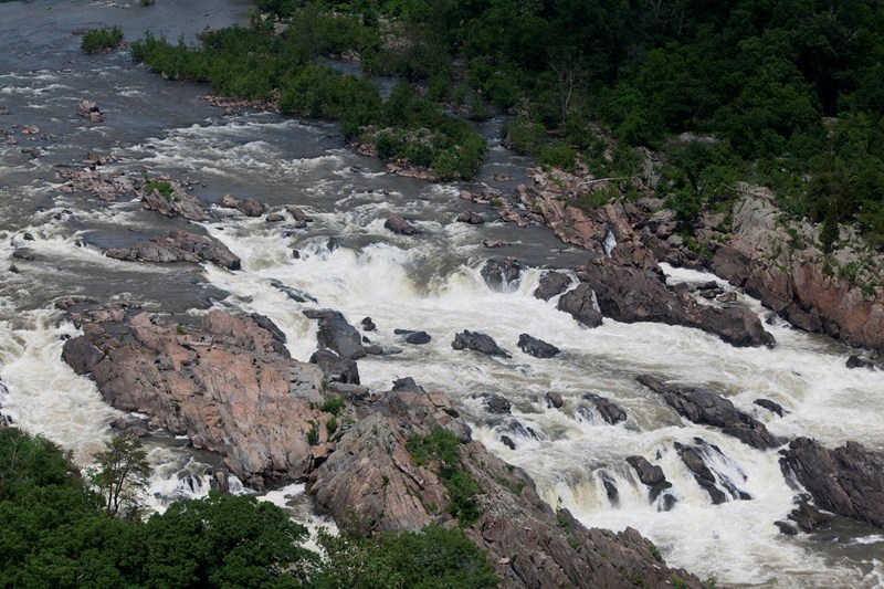 Great Falls Aerial An aerial shot of the Great Falls.
