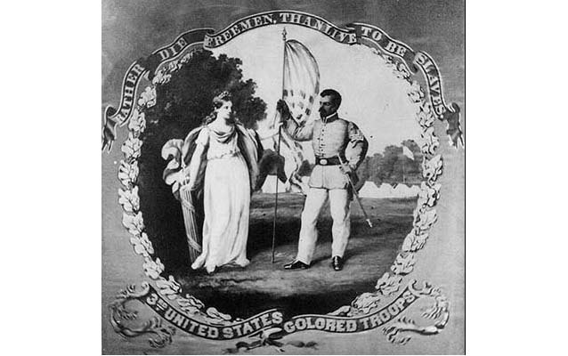 Rather die freemen than live to be slaves - 3rd United States Colored Troops Rather die freemen than live to be slaves - 3rd United States Colored Troops