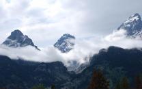 Group of students with ranger