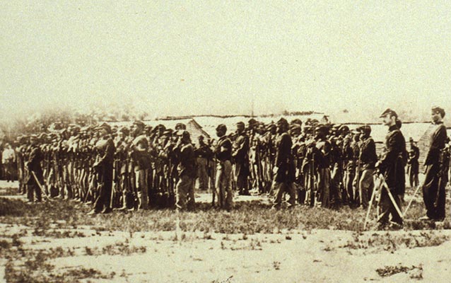 1st United States Colored Troops by Matthew Brady