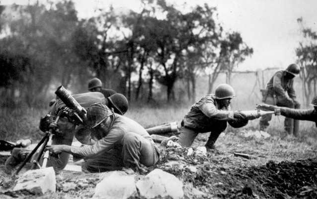 American troops fighting in Italy during WWII American troops fighting in Italy during WWII