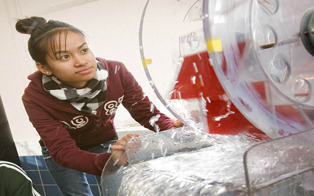 Testing water wheels