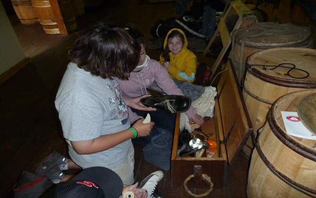 Finding out what a sailor, an officer, and a captain carried with them to sea!