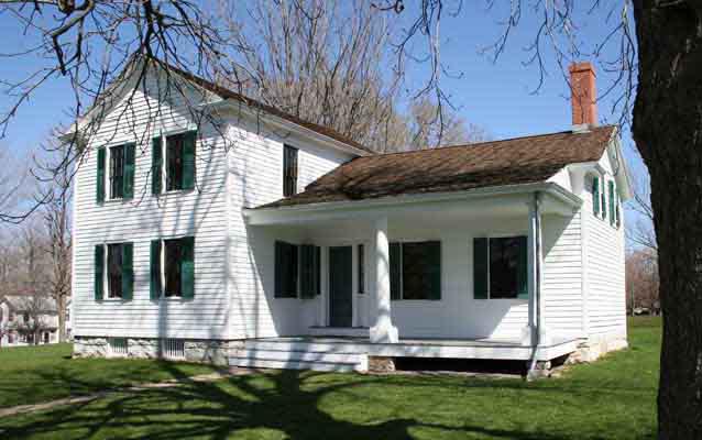Photograph of the Elizabeth Cady Stanton House.