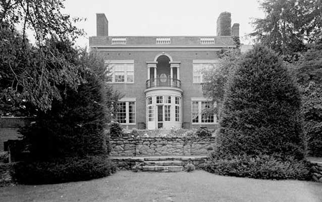 Rear Elevation of the Woodrow Wilson House