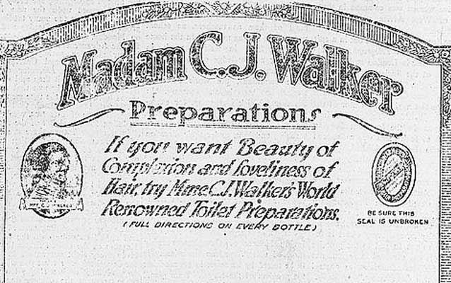 Madam C.J. Walker--Preparations