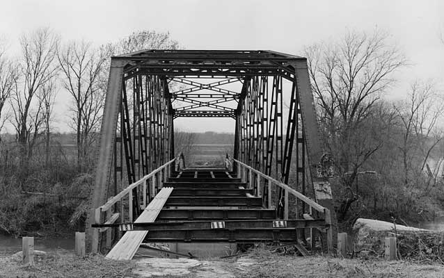 Parker Bridge, Spanning Verdigris River Coffeyville, Montgomery County, KS
