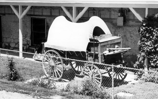 View of the east side of the Las Vegas Mormon Fort