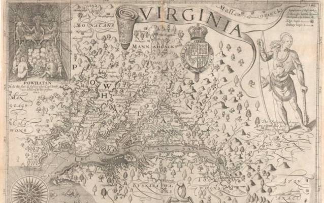 Virginia / Discovered and Discribed by Captayn(Captain) John Smith, 1606; graven by William Hole Virginia / Discovered and Discribed by Captayn(Captain) John Smith, 1606; graven by William Hole