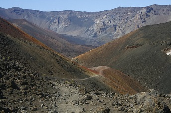 Cinder cones in Haleakalā crater