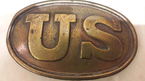 Civil War Union belt buckle