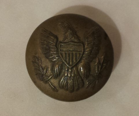 Civil War Union button