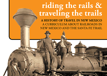 Photo of first page of curriculum with train and workers Photo of first page of curriculum with train and workers