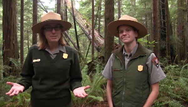 Two park rangers talk about adaptations. Two park rangers talk about adaptations.