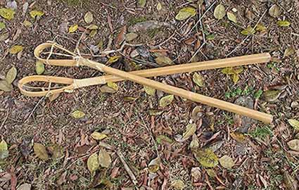 Stickball stick on the ground Stickball stick on the ground