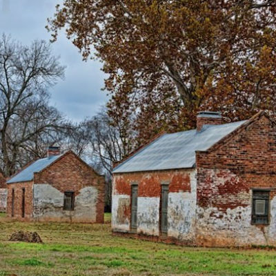 Cabins at Magnolia Plantation. 