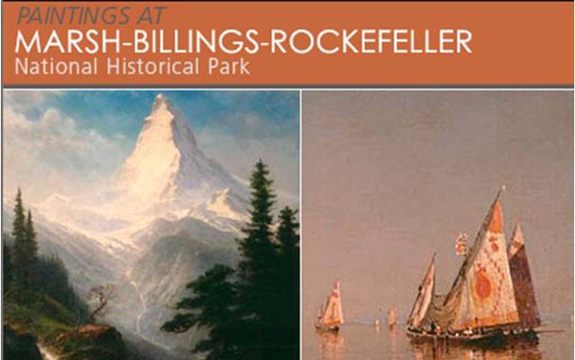 A collage of various paintings from Marsh-Billings-Rockefeller National Historical Park A collage of various paintings from Marsh-Billings-Rockefeller National Historical Park