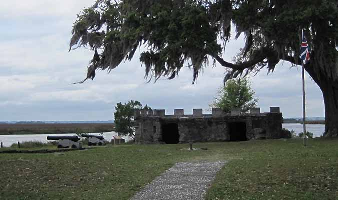 Fort Frederica today