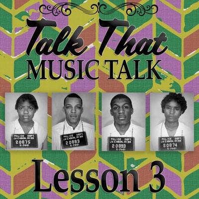 Talk That Music Talk - lesson 3 - four mug shots of C.O.R.E. activists Talk That Music Talk - lesson 3 - four mug shots of C.O.R.E. activists
