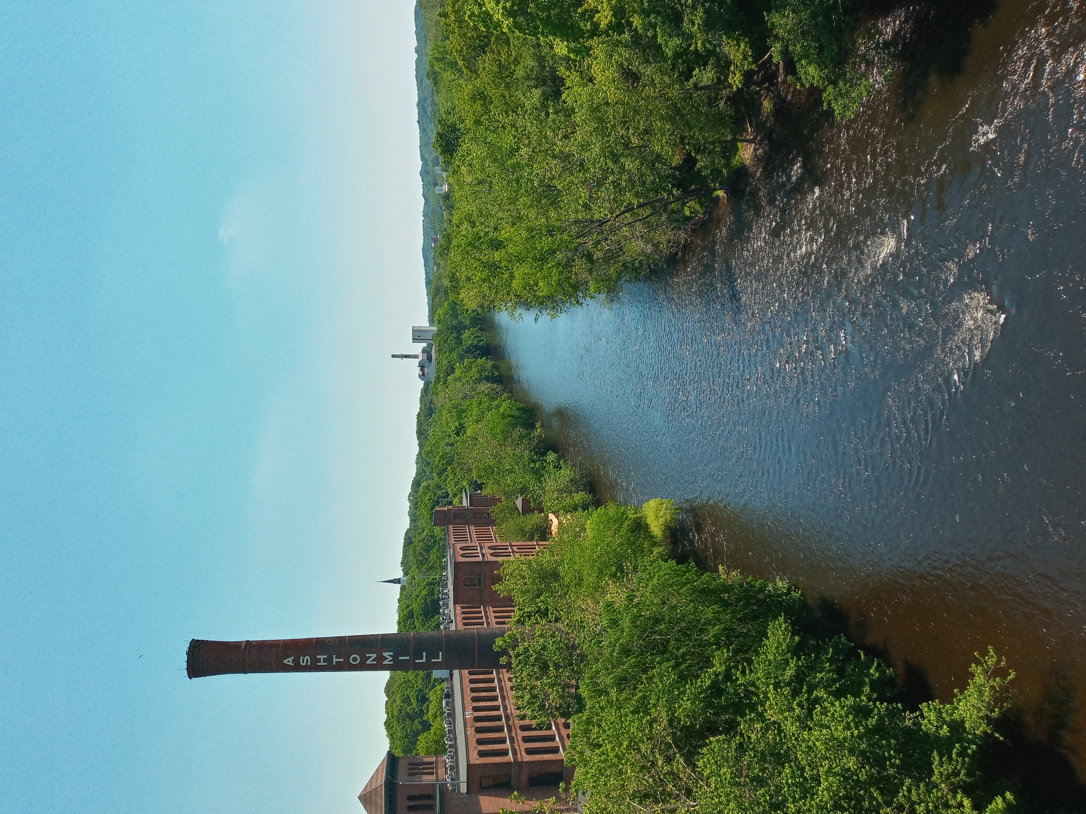 Overlooking the Blackstone River at Ashton Village and the Blackstone River State Park