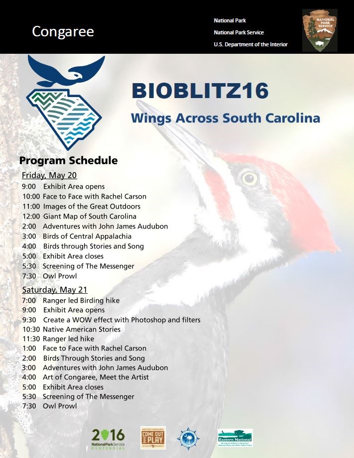 Bioblitz Schedule