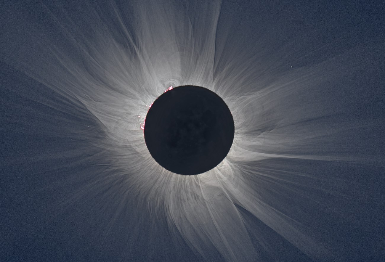 View of a total eclipse.