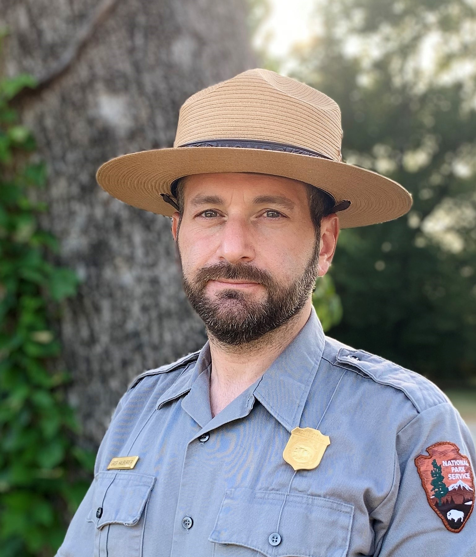 Superintendent Gregory Hauburger Portrait photography of Gregory Hauburger in NPS uniform