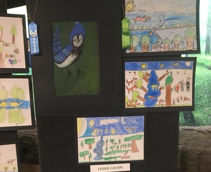 SwampFest artwork Student artwork showcased in visitor center