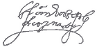 Signature of Coronado