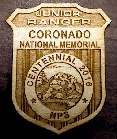 Wooden Jr Ranger badge Wooden Jr Ranger badge