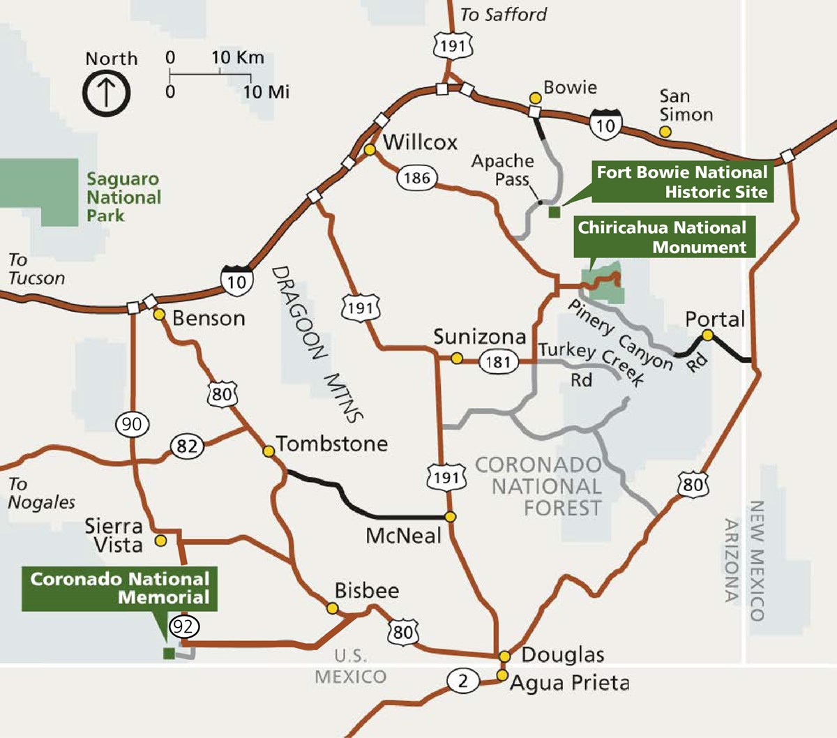 Southeast Arizona Group of National Park Sites - Coronado National