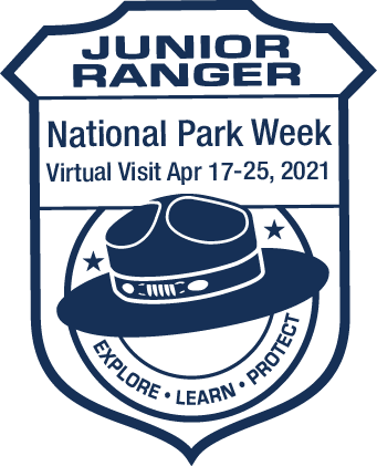 National Park Week 2021 Junior Ranger Virtual Junior Ranger Passport Stamp