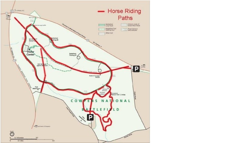Cowpens Horse Riding Paths