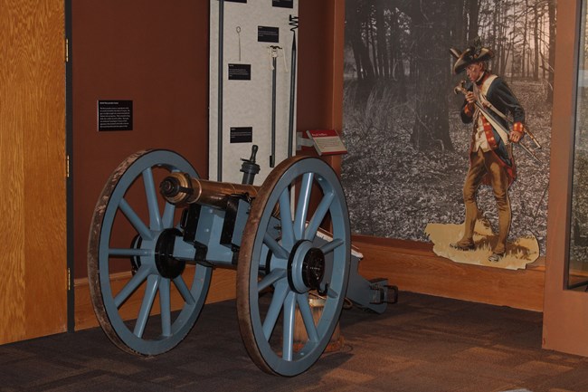 Grasshopper Cannon inside visitor center