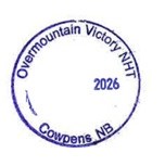 A circular stamp with Overmountain National Historic Trail written on it