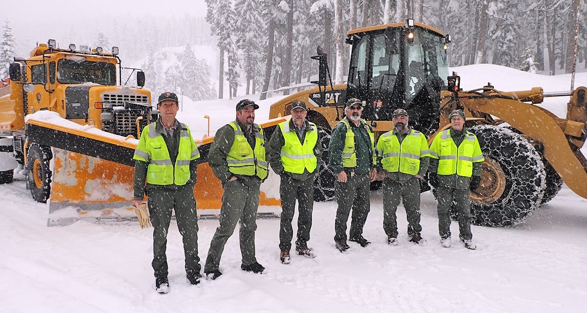 The park's snow plow operators
